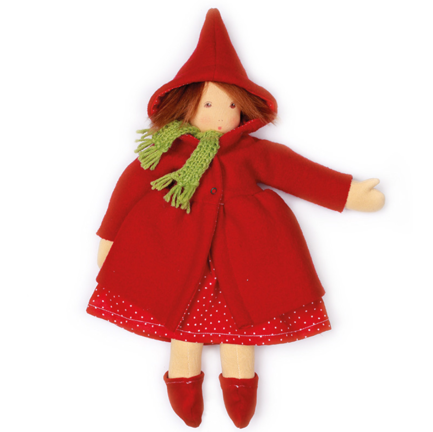 Nanchen Natur Dress Up Waldorf Doll, Little Red Riding Hood