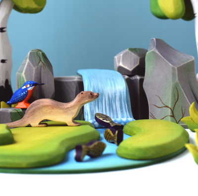 Bumbu Wooden Mossy Rocks