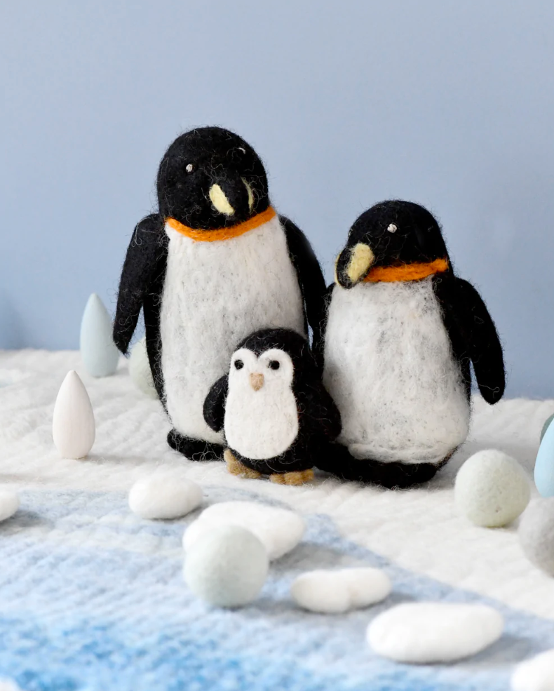 Felt Penguin Family (Set of 3)
