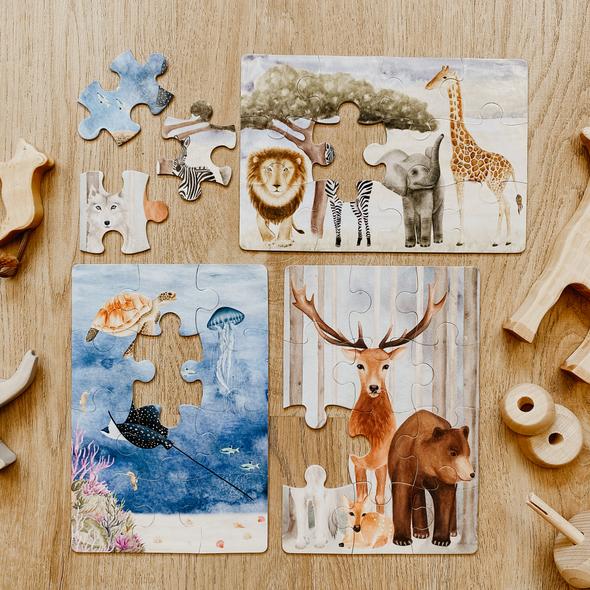Sale The Majestic Wild Puzzle Collection (Set of 3 puzzles)