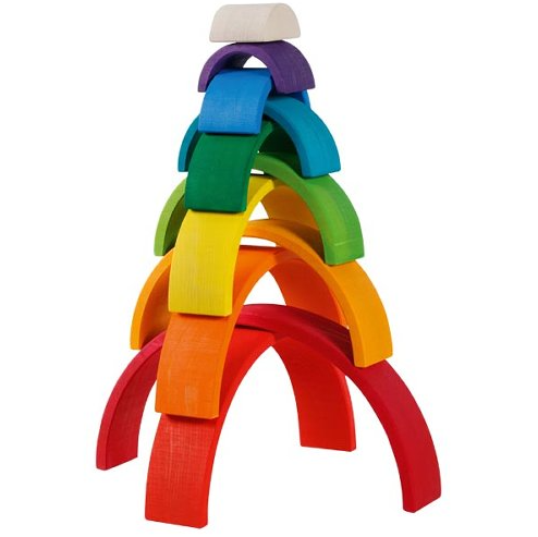 Sale Goki Rainbow Stacker, 11 pieces