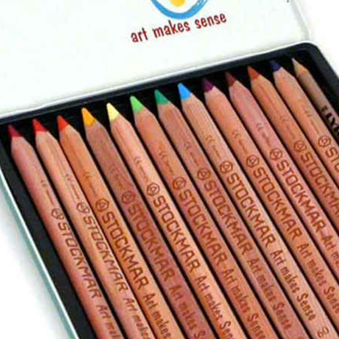 Mercurius Stockmar AMA Color Giant Pencils, Set of 12