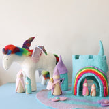 Felt Unicorn Castle · view 2