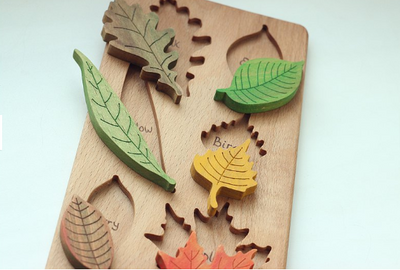 Wooden Leaves Puzzle