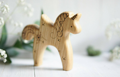 Sale Wooden Unicorn with Wings