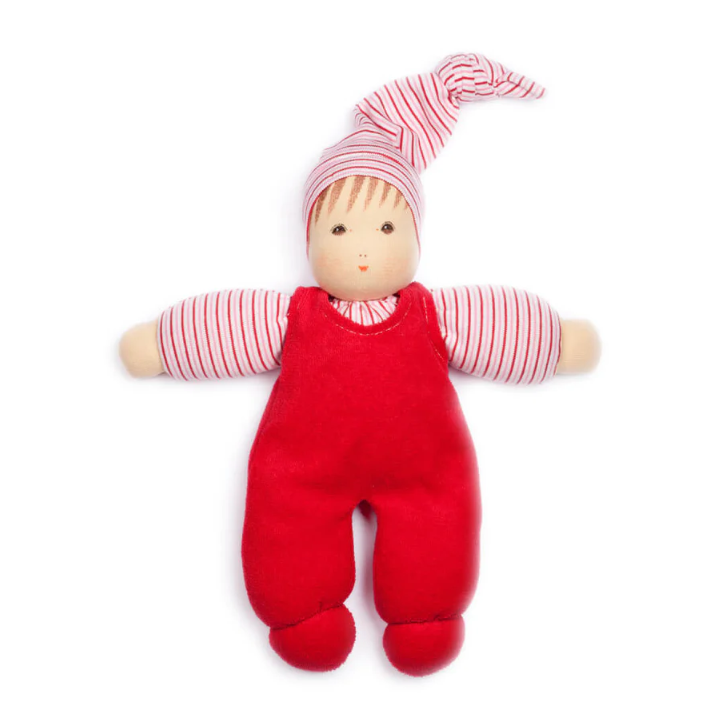 Nanchen Natur Organic Wuschel Doll, Red